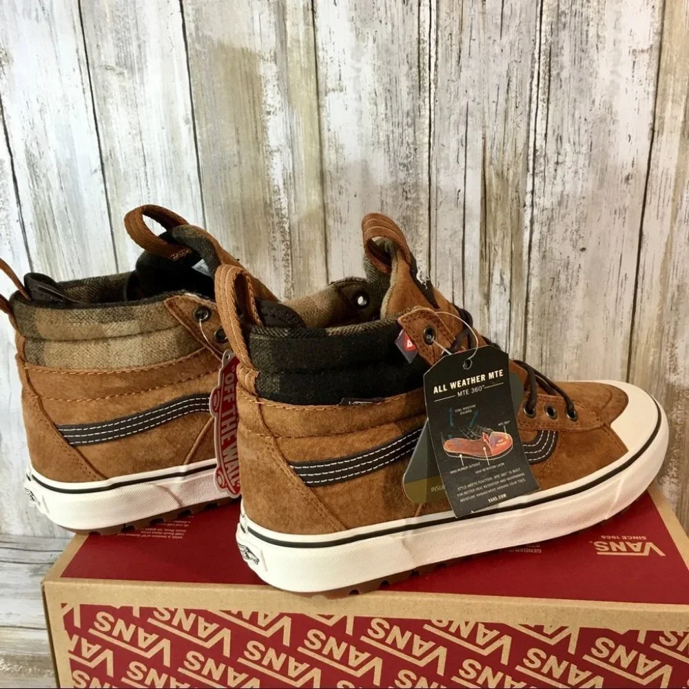 🖤🤎Vans Sk8-Hi Mte 2.0 Dx Glazed Ginger/Mash WMNS - Picture 8 of 13